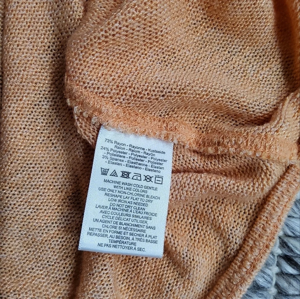 Free People Sheila Hacci Draped Faux Wrap Pullover Size S